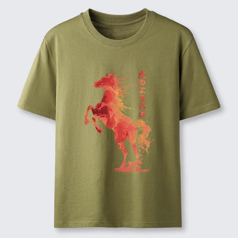 Tokyo-Tiger Fire Horse Japanese Art Classic T-Shirt