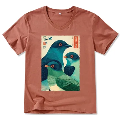 Tokyo-Tiger Petrels Of The Painted Sea V-Neck Classic T-Shirt