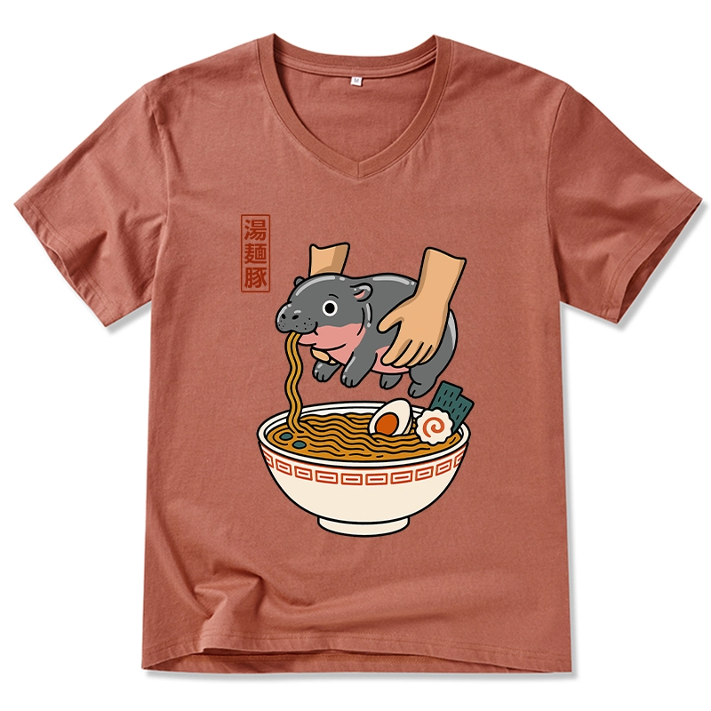 Tokyo-Tiger Noodles Got Me V-Neck Classic T-Shirt