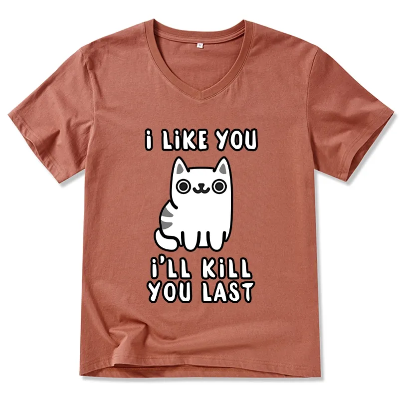 Tokyo-Tiger Cats And Humans Have A Love-hate Relationship V-Neck Classic T-Shirt