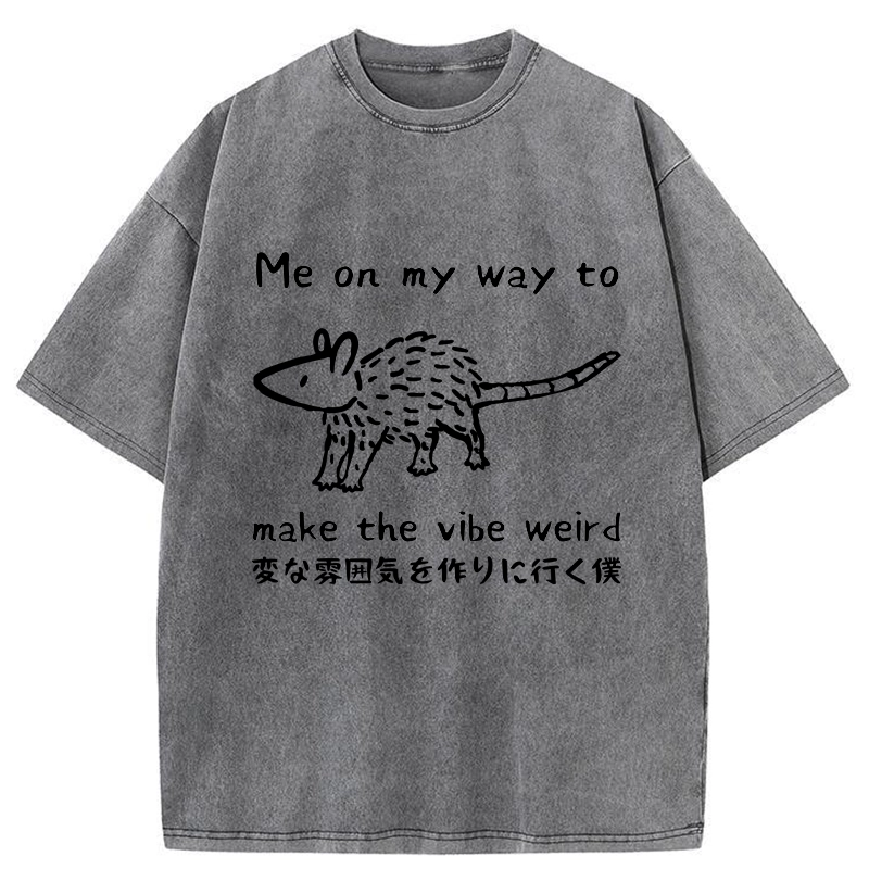 Tokyo-Tiger Making The Vibe Weird Washed T-Shirt