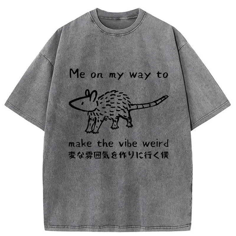 Tokyo-Tiger Making The Vibe Weird Washed T-Shirt