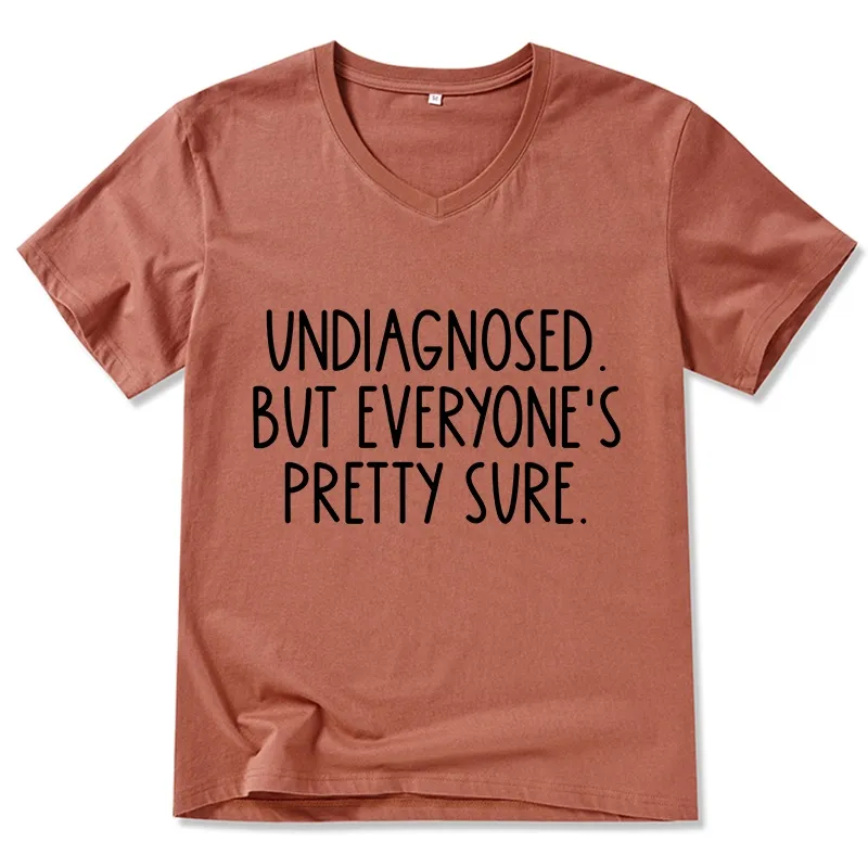 Tokyo-Tiger Self-diagnosed Illness Funny V-Neck Classic T-Shirt