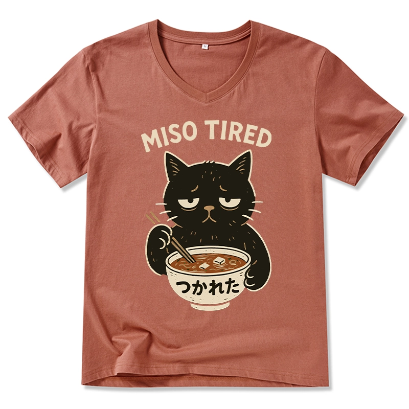 Tokyo-Tiger I’m So Tired V-Neck Classic T-Shirt