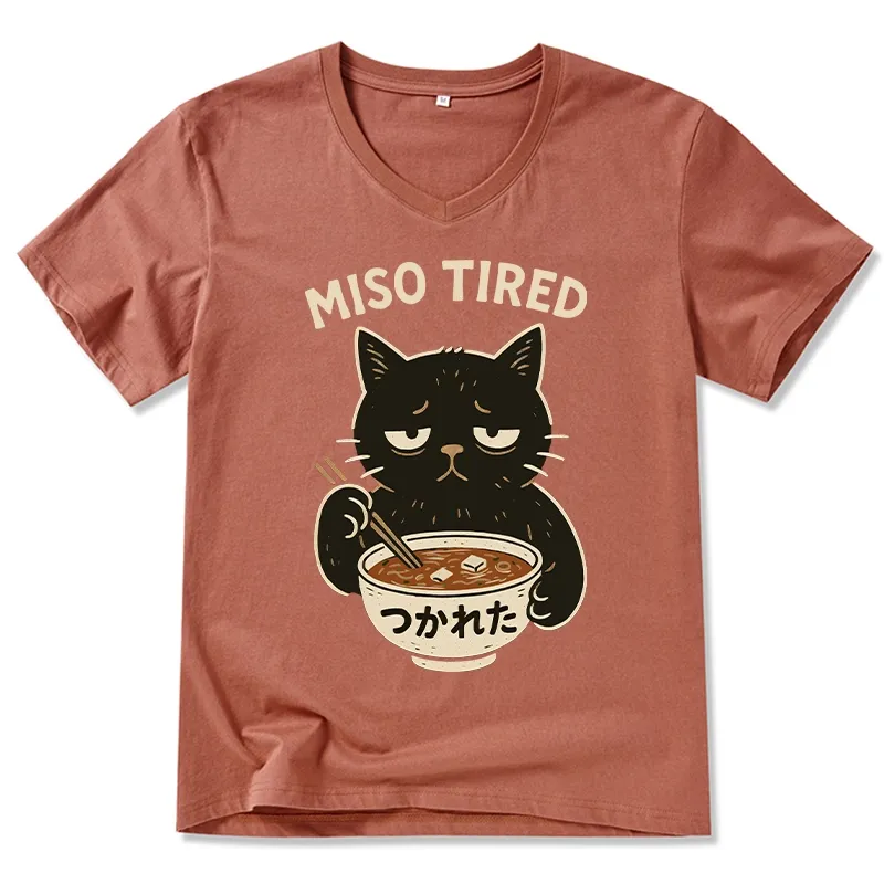 Tokyo-Tiger I’m So Tired V-Neck Classic T-Shirt