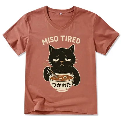 Tokyo-Tiger I’m So Tired V-Neck Classic T-Shirt