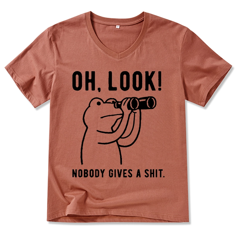 Tokyo-Tiger Frog of Indifference V-Neck Classic T-Shirt