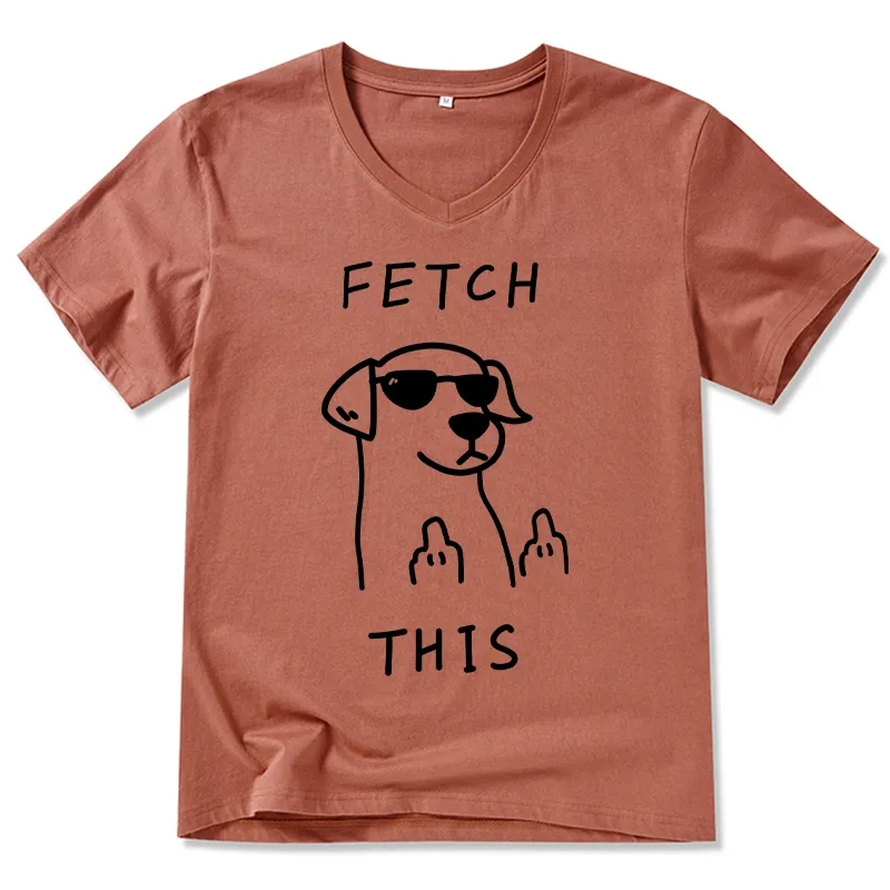 Tokyo-Tiger Rebellious Dog V-Neck Classic T-Shirt