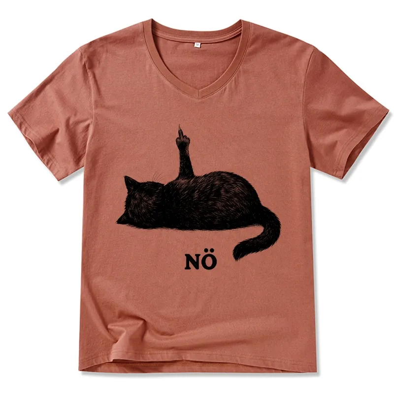 Tokyo-Tiger Cat Refused V-Neck Classic T-Shirt