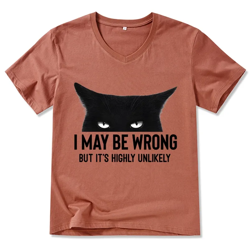 Tokyo-Tiger Cat Can Do No Wrong V-Neck Classic T-Shirt