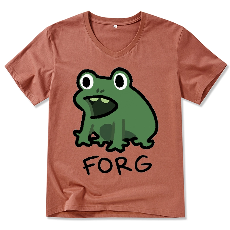 Tokyo-Tiger Funny Forg Japan V-Neck Classic T-Shirt