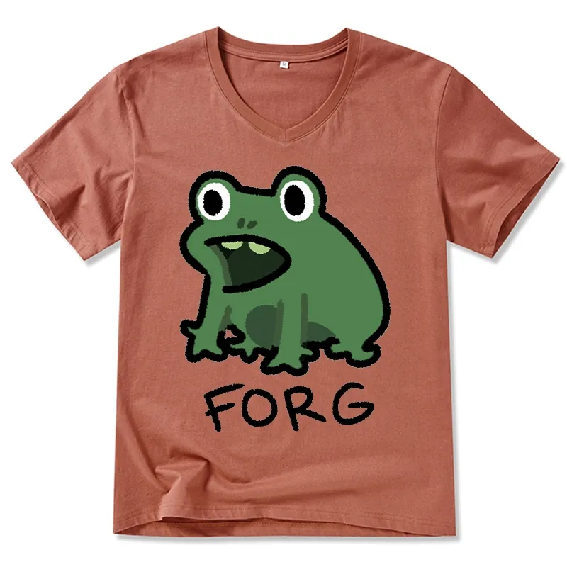 Tokyo-Tiger Funny Forg Japan V-Neck Classic T-Shirt