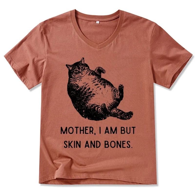 Tokyo-Tiger Overweight Cat And Its Doting Owner V-Neck Classic T-Shirt Sale