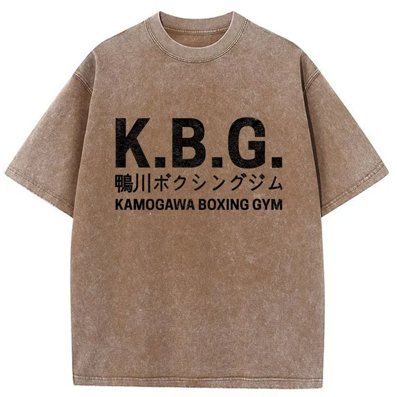 Tokyo-Tiger Kamogawa Boxing Gym Washed T-Shirt
