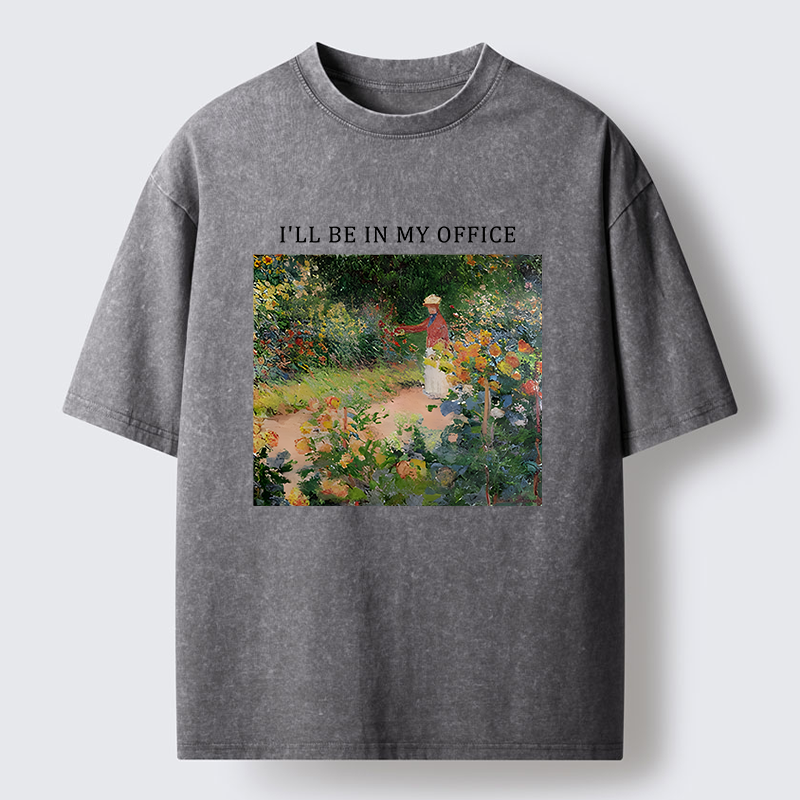Tokyo-Tiger Planting enthusiasts Washed T-Shirt