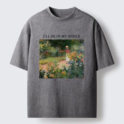 Tokyo-Tiger Planting enthusiasts Washed T-Shirt