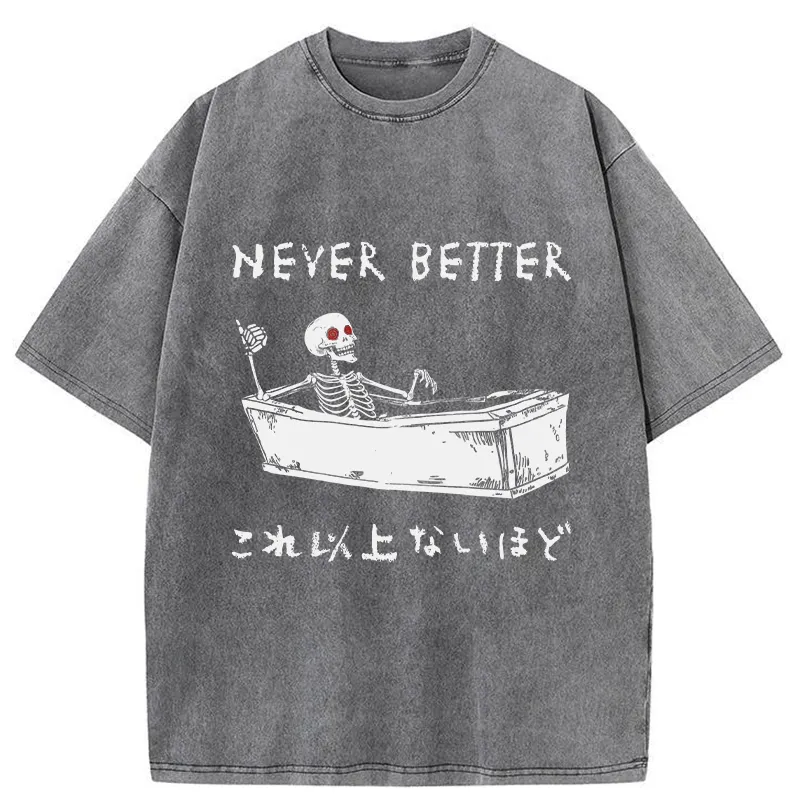 Tokyo-Tiger Never Better Washed T-Shirt Sale