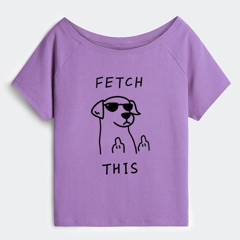 Tokyo-Tiger Rebellious Dog Off Shoulder T-Shirt