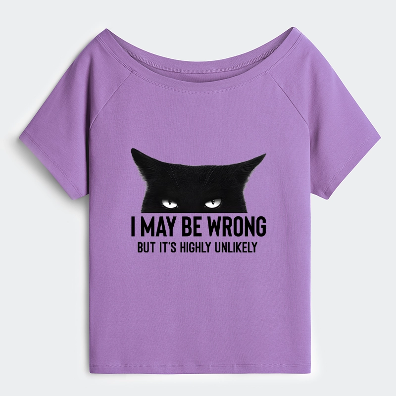 Tokyo-Tiger Cat Can Do No Wrong Off Shoulder T-Shirt