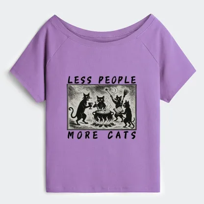 Tokyo-Tiger Cat Sacrifice Ceremony Off Shoulder T-Shirt