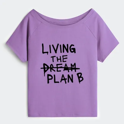 Tokyo-Tiger Implement Plan B Off Shoulder T-Shirt