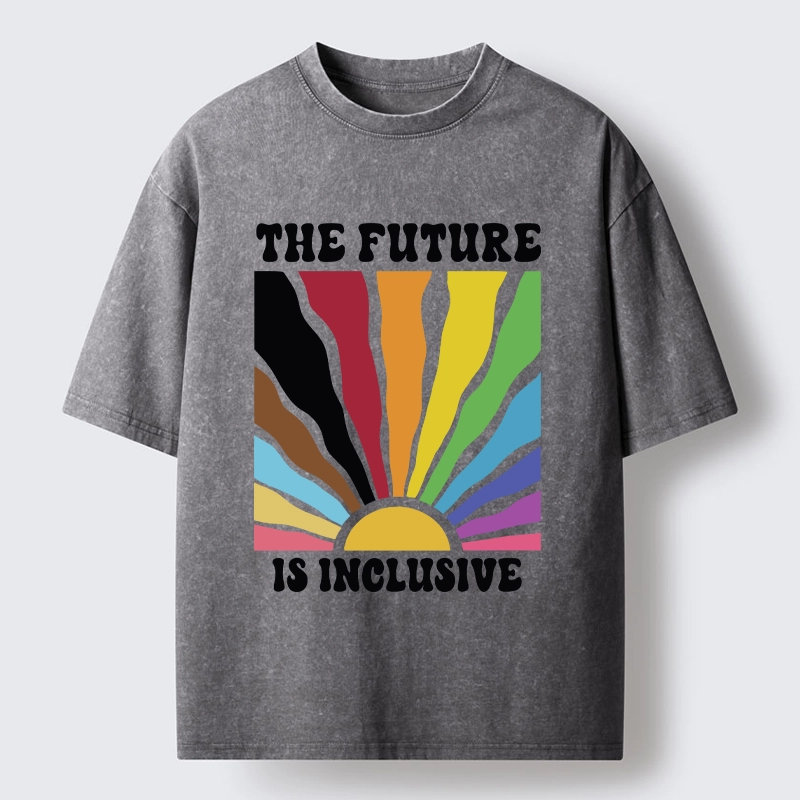 Tokyo-Tiger Pride Future Is Inclusive Washed T-Shirt