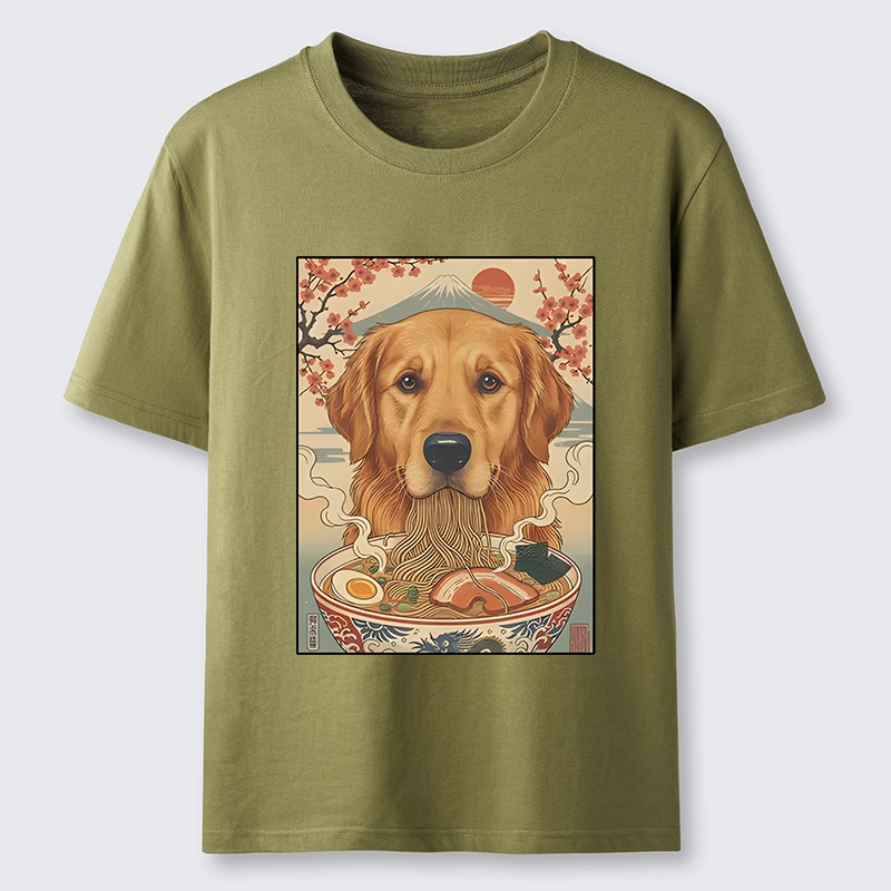 Tokyo-Tiger Japanese Style Dog Ramen Meme Classic T-Shirt