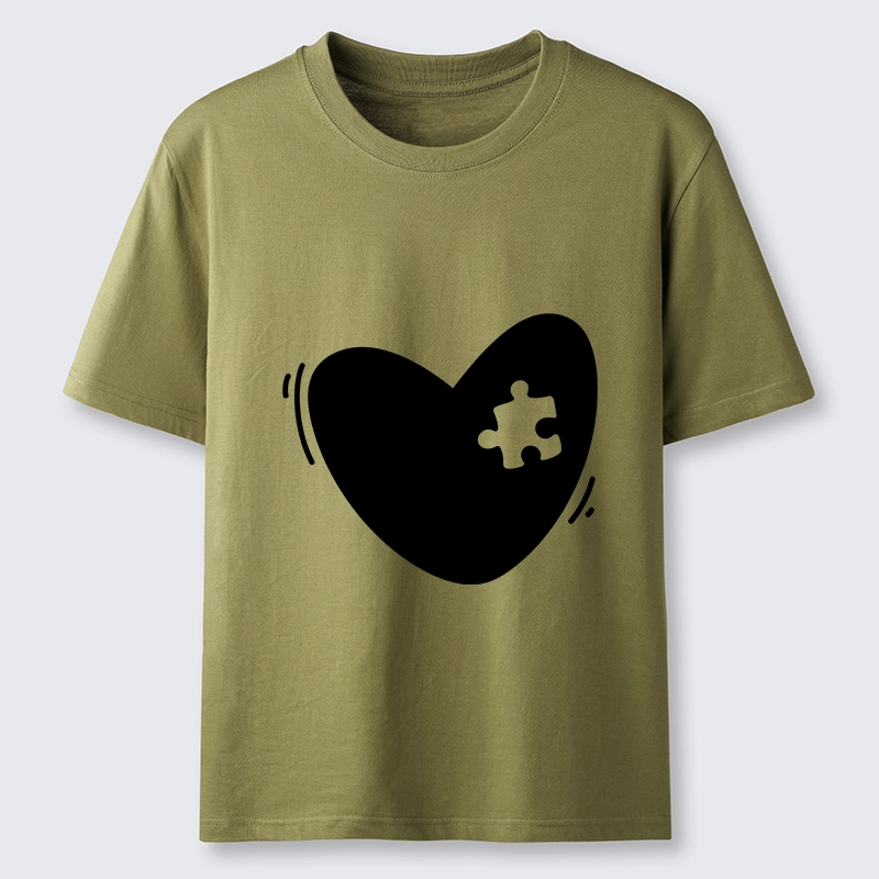 Tokyo-Tiger Cute Heart Puzzle Classic T-Shirt