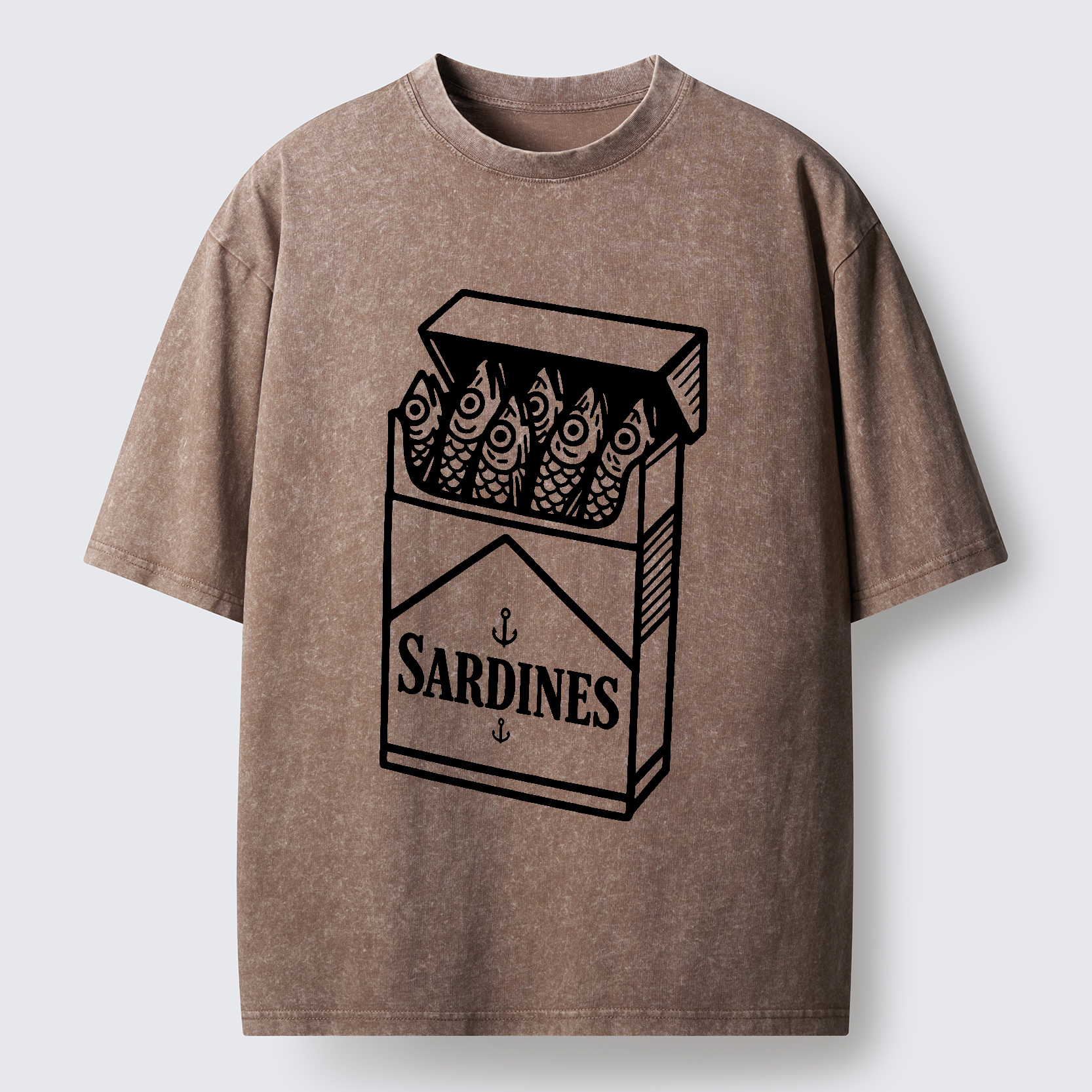 Tokyo-Tiger Deep Snack Washed T-Shirt