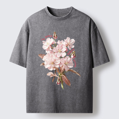 Tokyo-Tiger Let Every Sakura Bloom Washed T-Shirt
