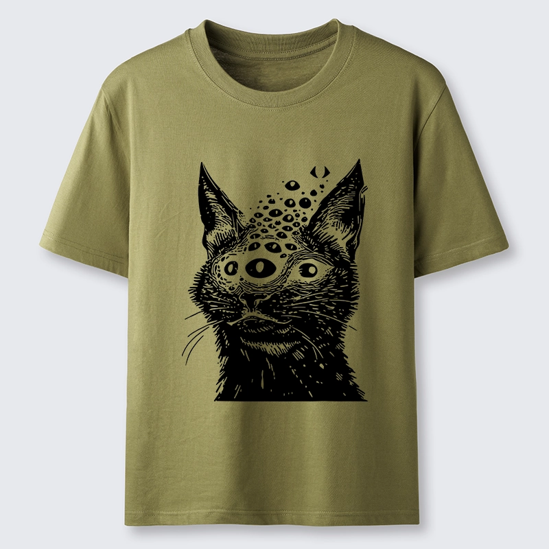 Tokyo-Tiger Trippy Cat Third Eye Meme Classic T-Shirt