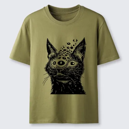 Tokyo-Tiger Trippy Cat Third Eye Meme Classic T-Shirt