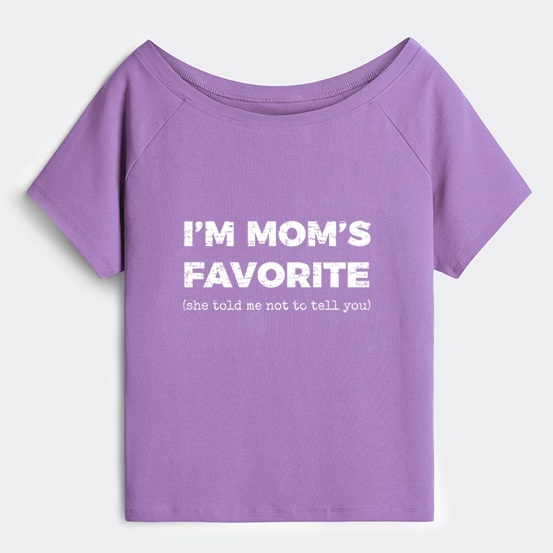 Tokyo-Tiger Mother's Day Jokes Off Shoulder T-Shirt