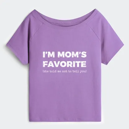 Tokyo-Tiger Mother's Day Jokes Off Shoulder T-Shirt