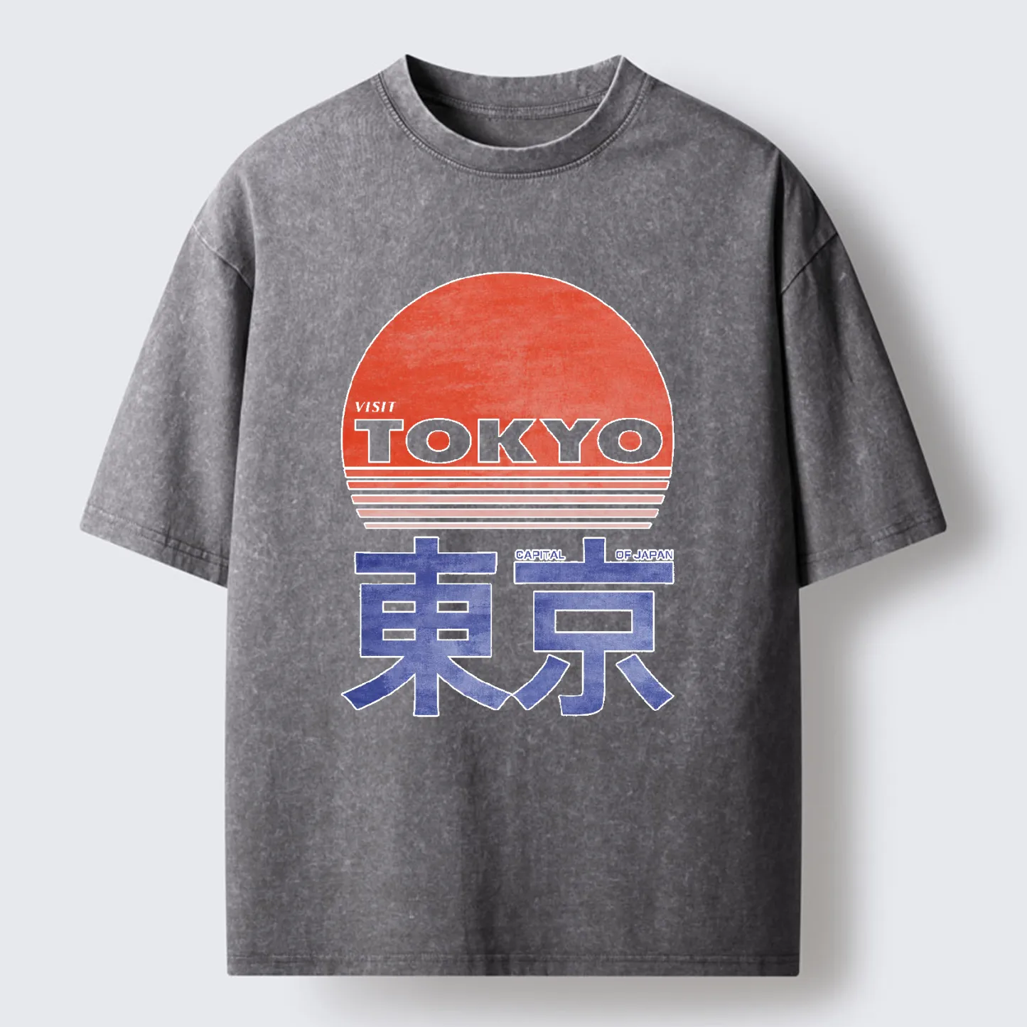 Tokyo-Tiger City Of The Rising Sun Washed T-Shirt