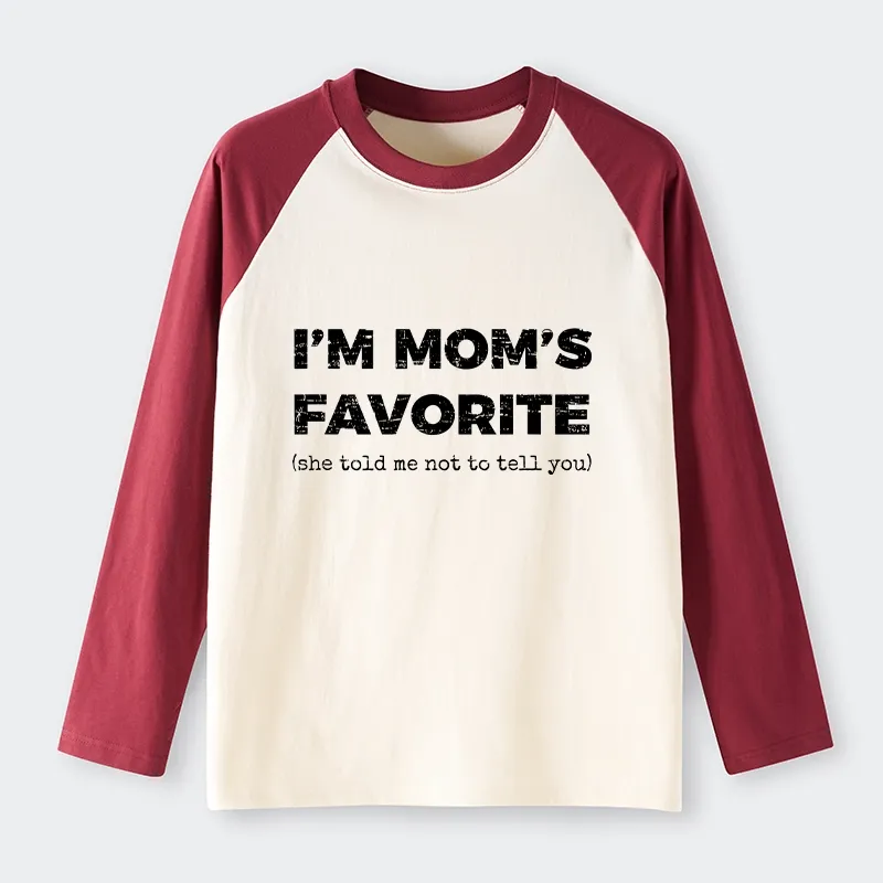Tokyo-Tiger Mother's Day Jokes Raglan Long Sleeve T-shirt