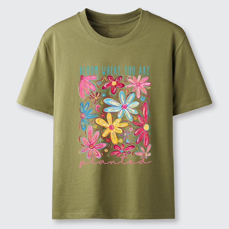 Tokyo-Tiger Positive Flower Vibe Classic T-Shirt