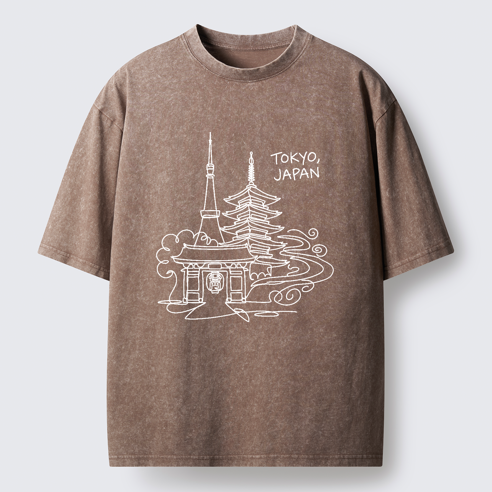 Tokyo-Tiger Tokyo Line Washed T-Shirt