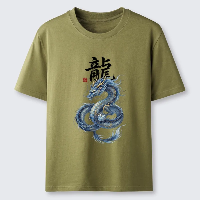 Tokyo-Tiger Mythic Blue Dragon Classic T-Shirt