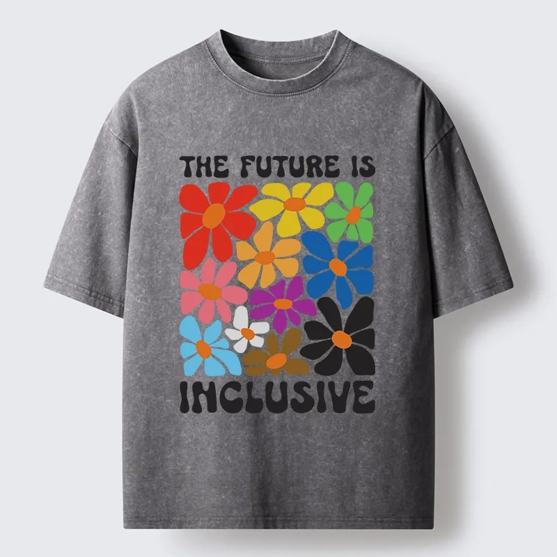 Tokyo-Tiger Inclusive World For Everyone Washed T-Shirt