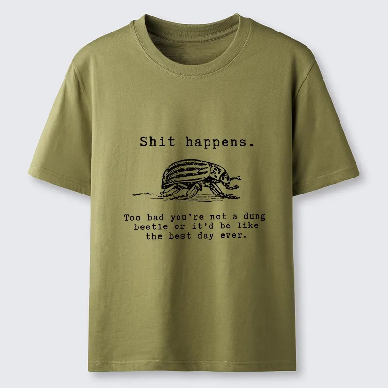 Tokyo-Tiger Funny Dung Beetle Life Philosophy Classic T-Shirt