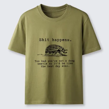 Tokyo-Tiger Funny Dung Beetle Life Philosophy Classic T-Shirt