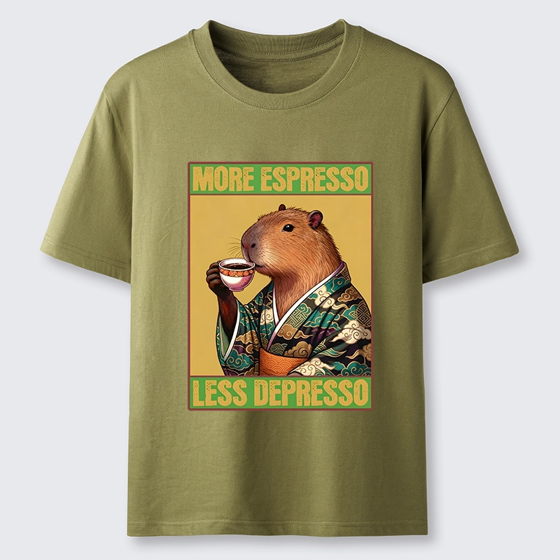 Tokyo-Tiger Capybara Coffee Break Classic T-Shirt