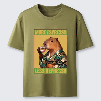 Tokyo-Tiger Capybara Coffee Break Classic T-Shirt