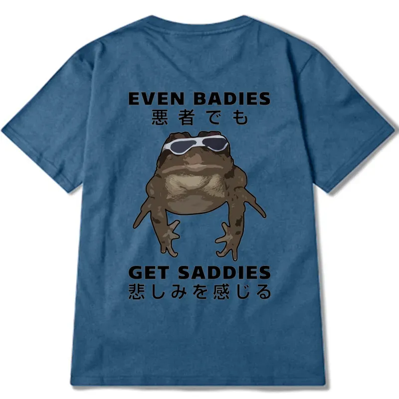 Tokyo-Tiger Even Baddies Get Saddies Back Classic T-Shirt Sale