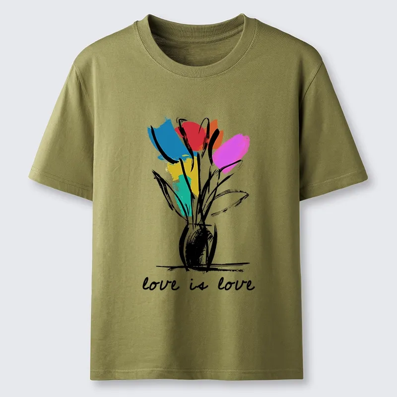 Tokyo-Tiger Pride Tulip Love Is Love Classic T-Shirt