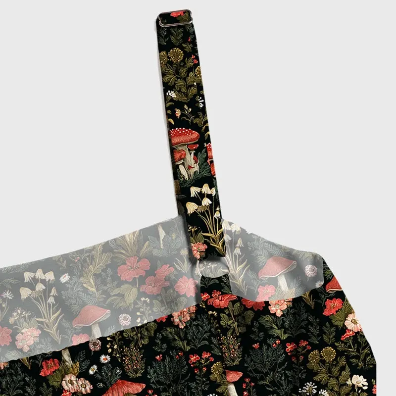 Tokyo-Tiger Enchanted Forest Mushroom Maxi Dress