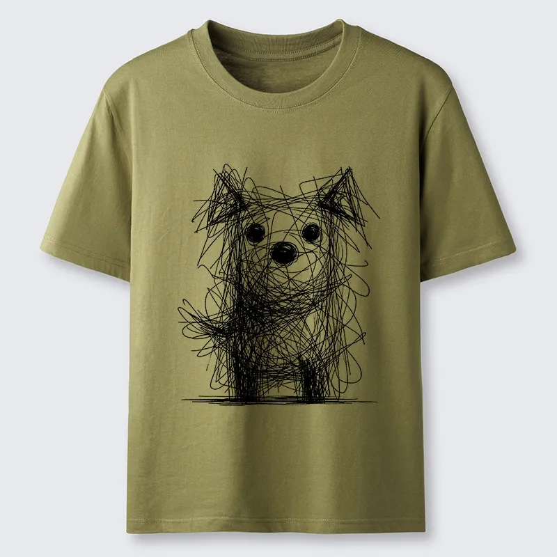 Tokyo-Tiger Scruffy Dog Chaos Art Classic T-Shirt
