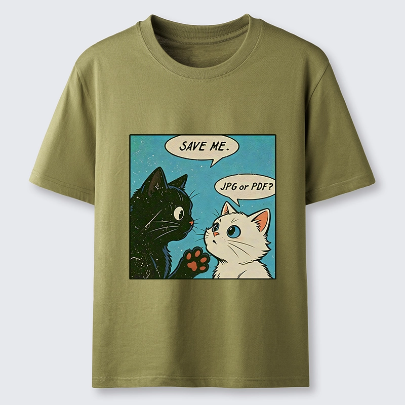 Tokyo-Tiger Black White Cat Office Meme Classic T-Shirt