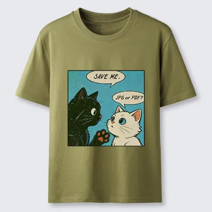 Tokyo-Tiger Black White Cat Office Meme Classic T-Shirt